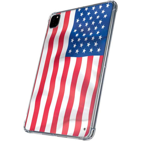 USA Flag iPad Pro 11in (2024) Clear Case
